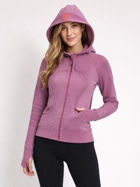 Lululemon Rare Lavender Define Jacket Sculpted Fit Thumbhole Hoodie Small